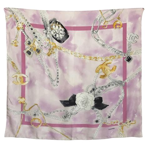 chanel silk scarf|chanel silk scarf sale.